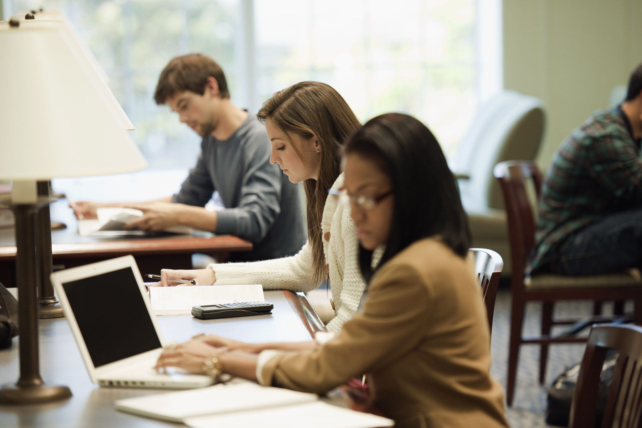 Students studying --- Image by © Troy House/Corbis